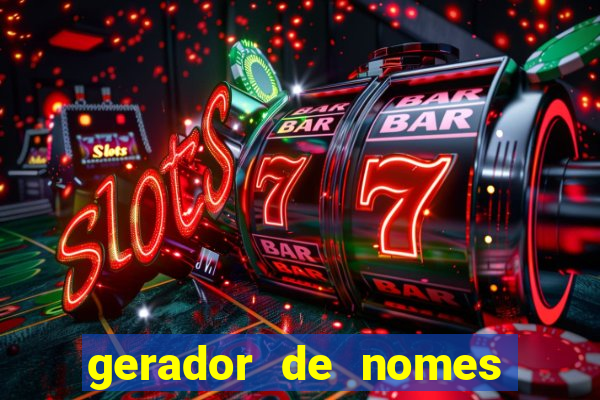gerador de nomes para jogos